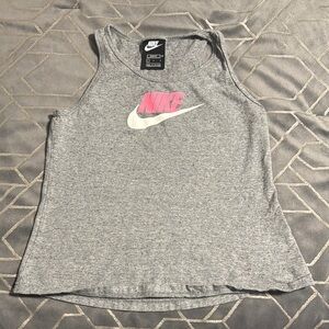 Nike Gray Pink Tank Top